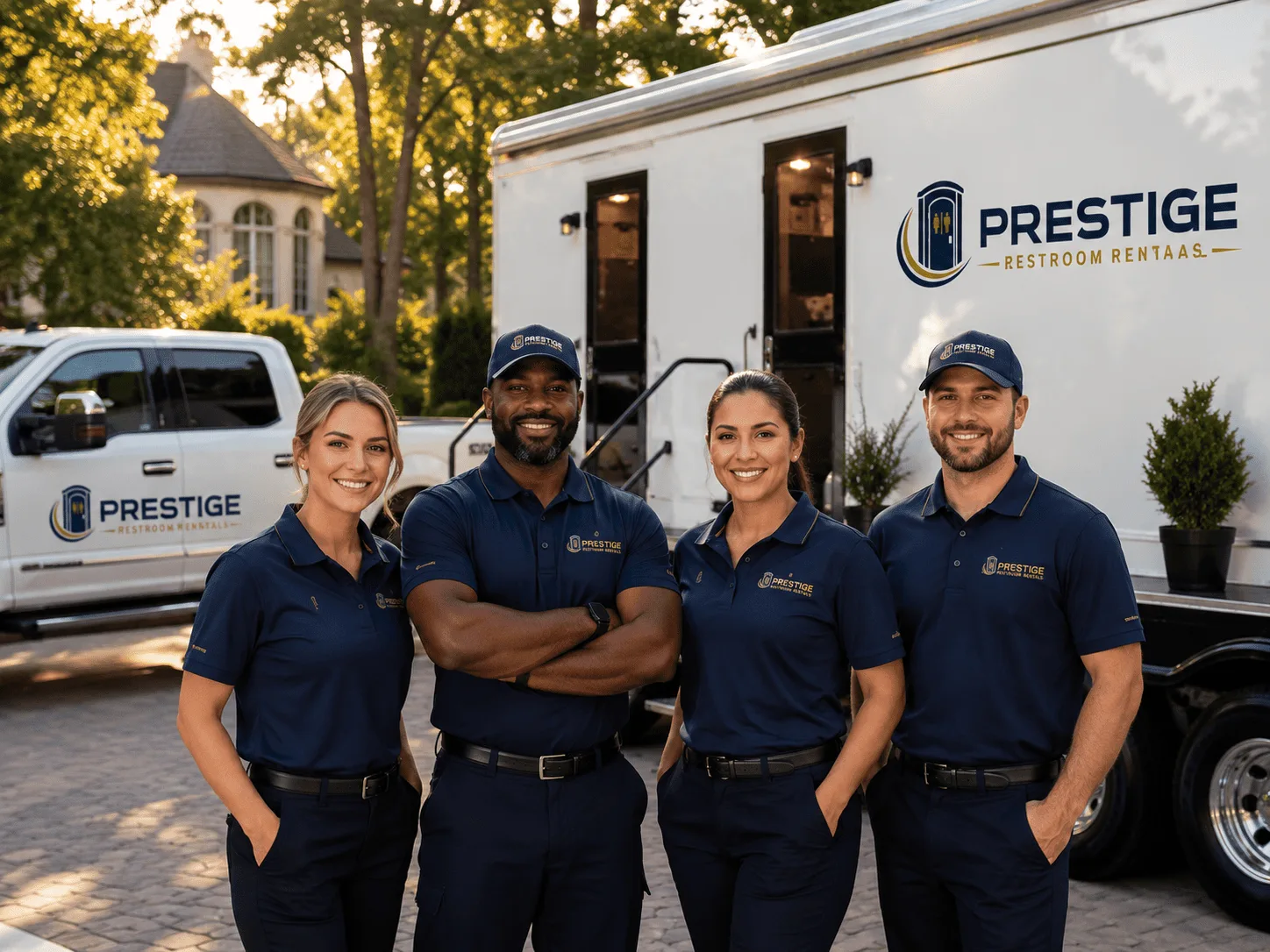 Trusted Luxury Portable Restrooms company in Angie, LA